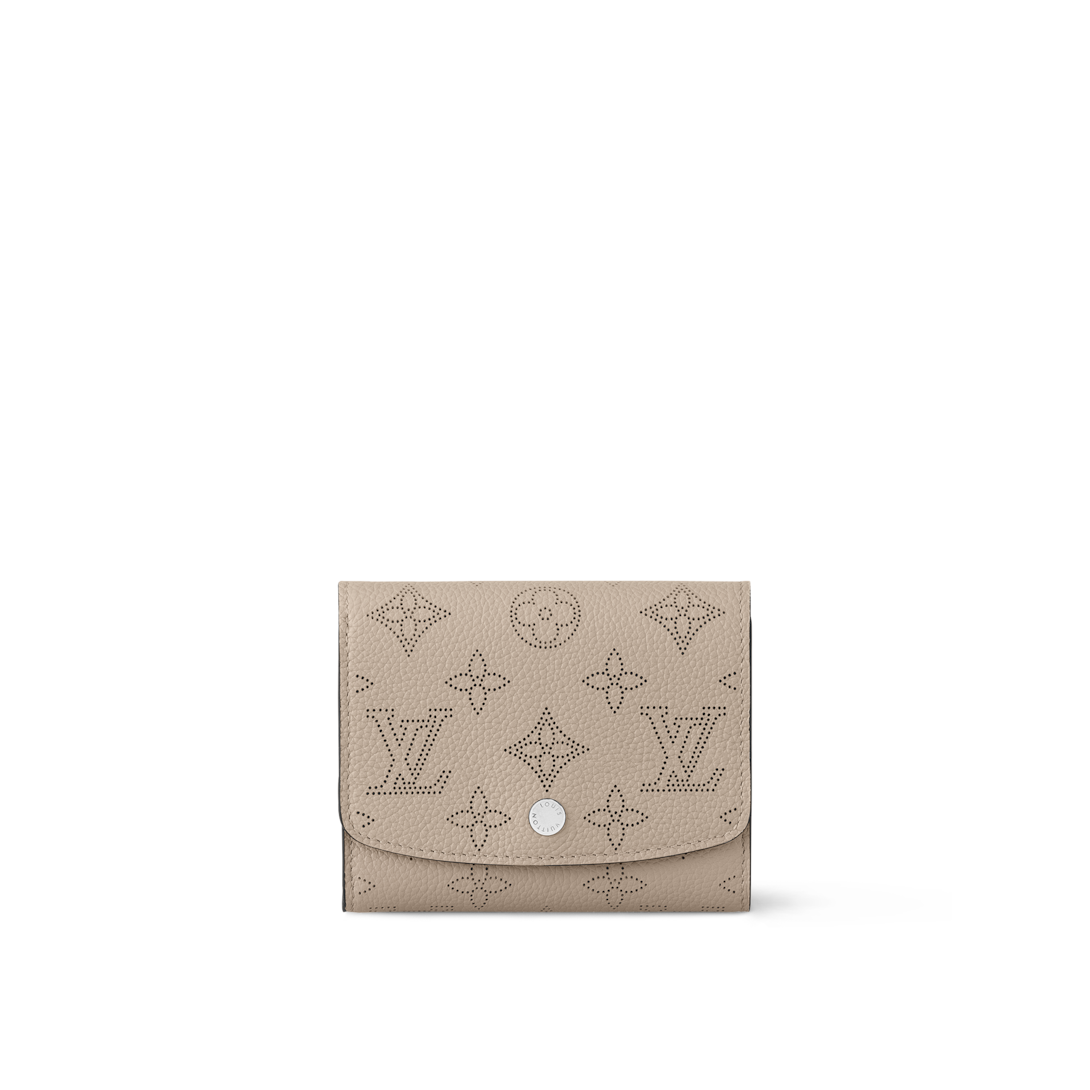 LOUIS VUITTON ノート グレー Iris Compact Wallet Mahina - Women - Small Leather Goods | LOUIS